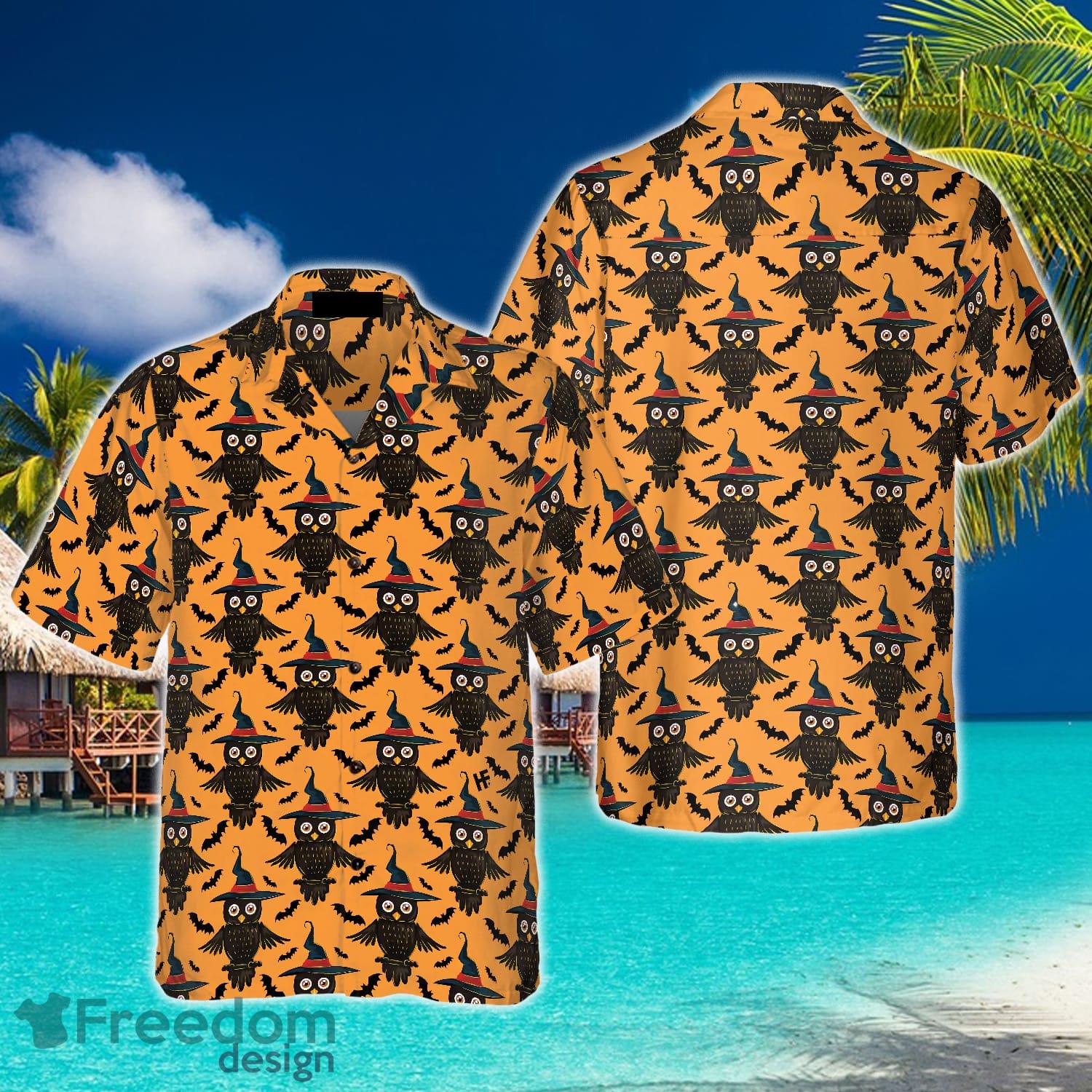 Owl Pirates Hawaiian Shirt, Cool Pirate Shirt For Adults, Pattern