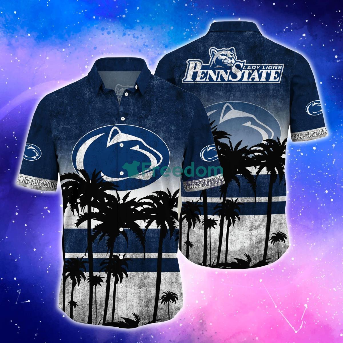 Penn State Nittany Lions Trending Hawaiian Shirt And Shorts For Fans Product Photo 1