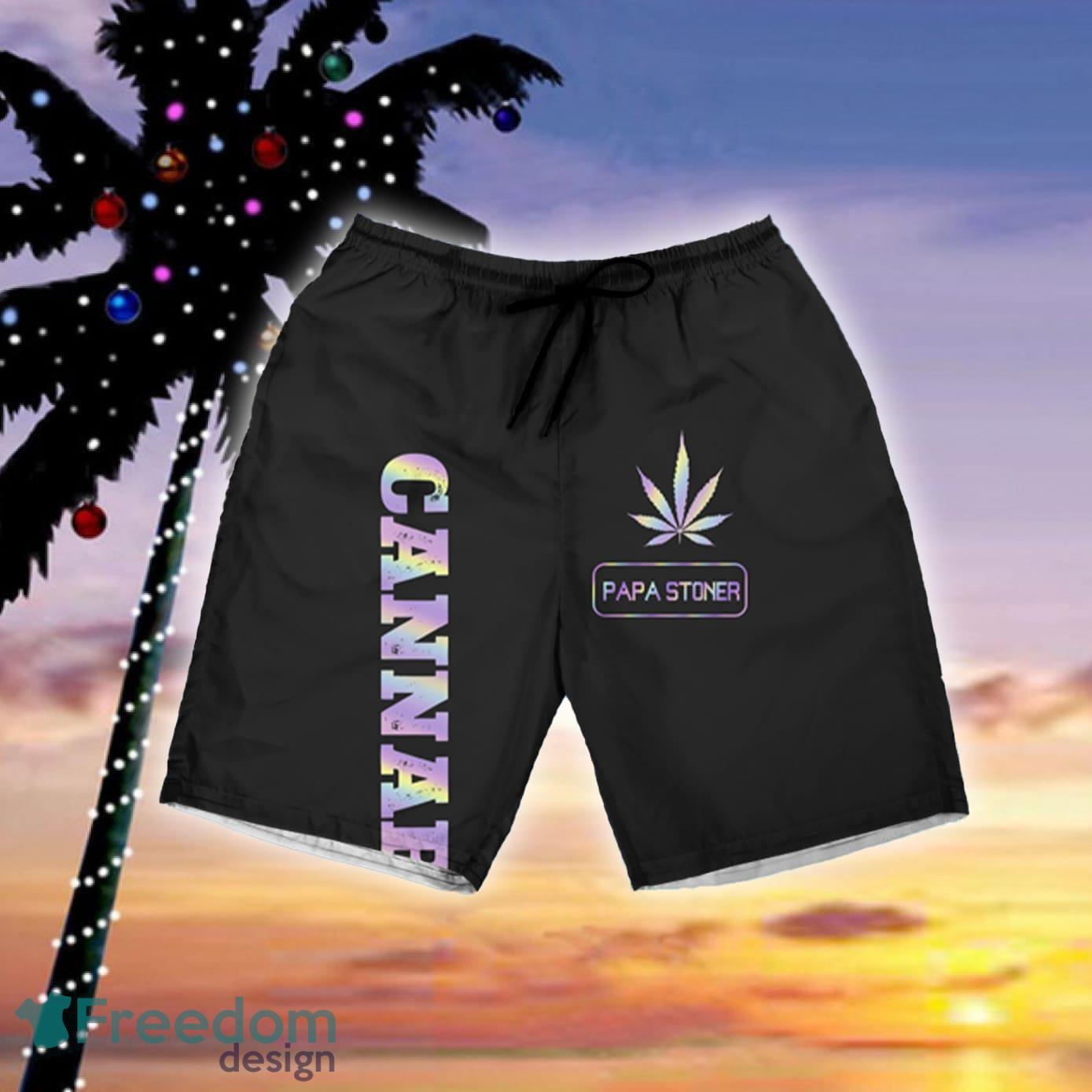 Kansas City Chiefs Cannabis Hawaiian Shirt And Shorts Summer Beach