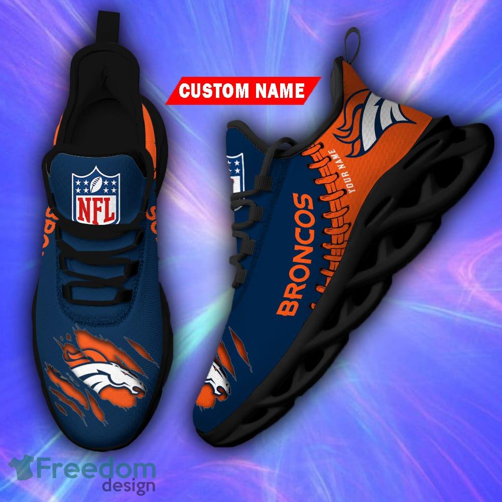 Denver Broncos Sport Sneakers NFL Max Soul Shoes - Freedomdesign