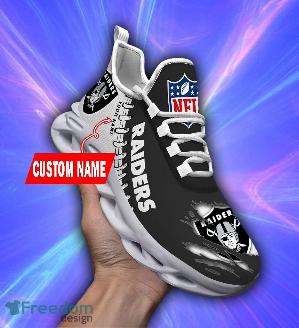 Las Vegas Raiders Youth Low Top Light-Up Shoes