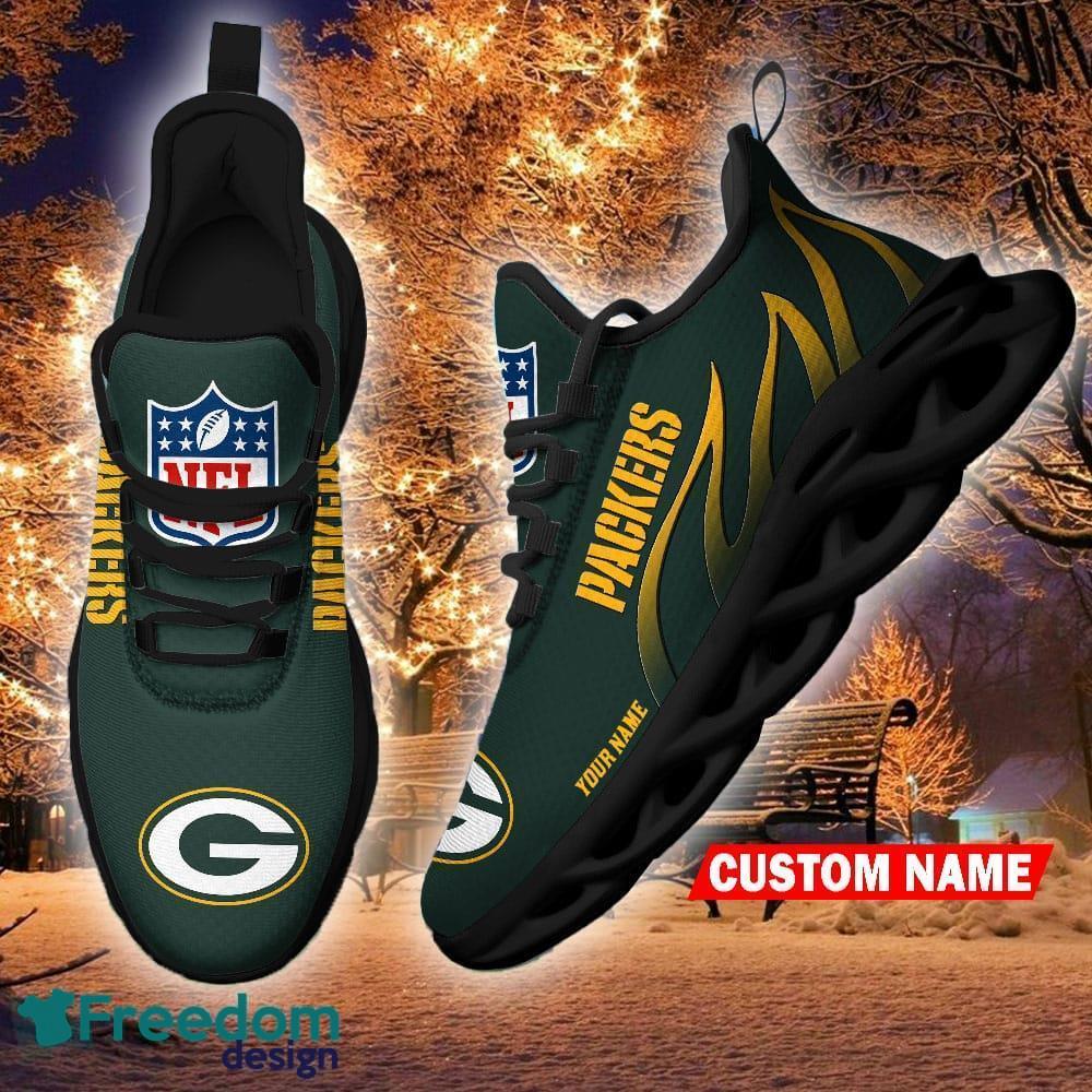 Green Bay Packers Personalized NFL Max Soul Shoes Style Gift Fans