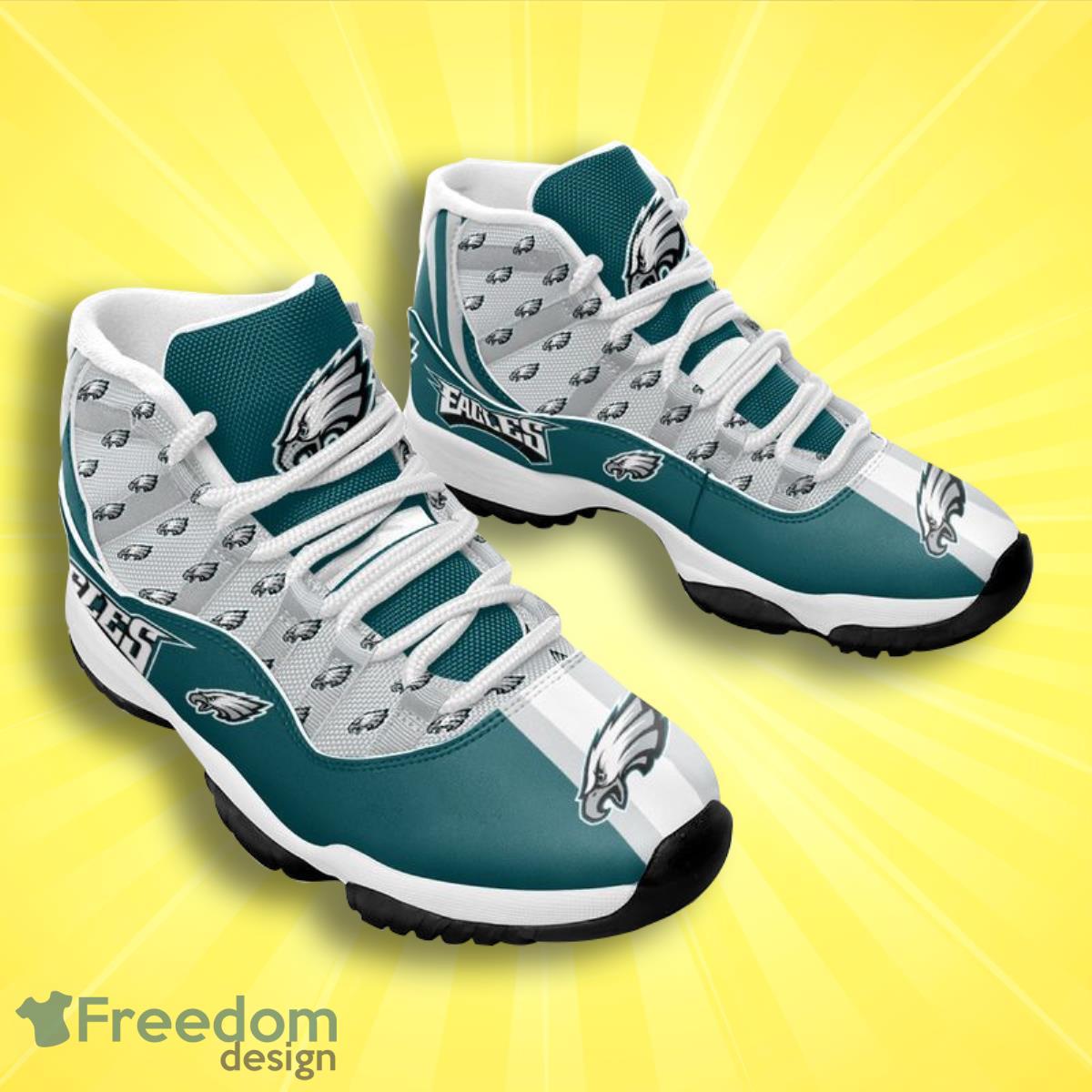 Philadelphia Eagles Football Team Air Jordan 11 Best Sneakers For Men Women Fans Product Photo 2