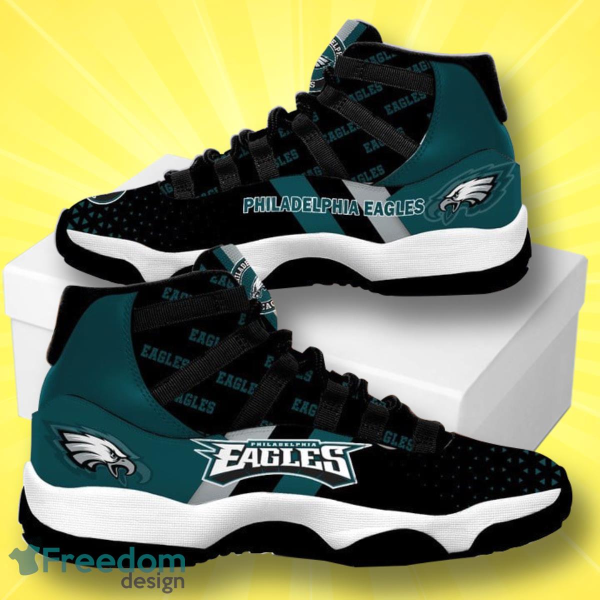 Philadelphia Eagles Football Team Air Jordan 11 Sneakers For Men Women Fans Product Photo 1