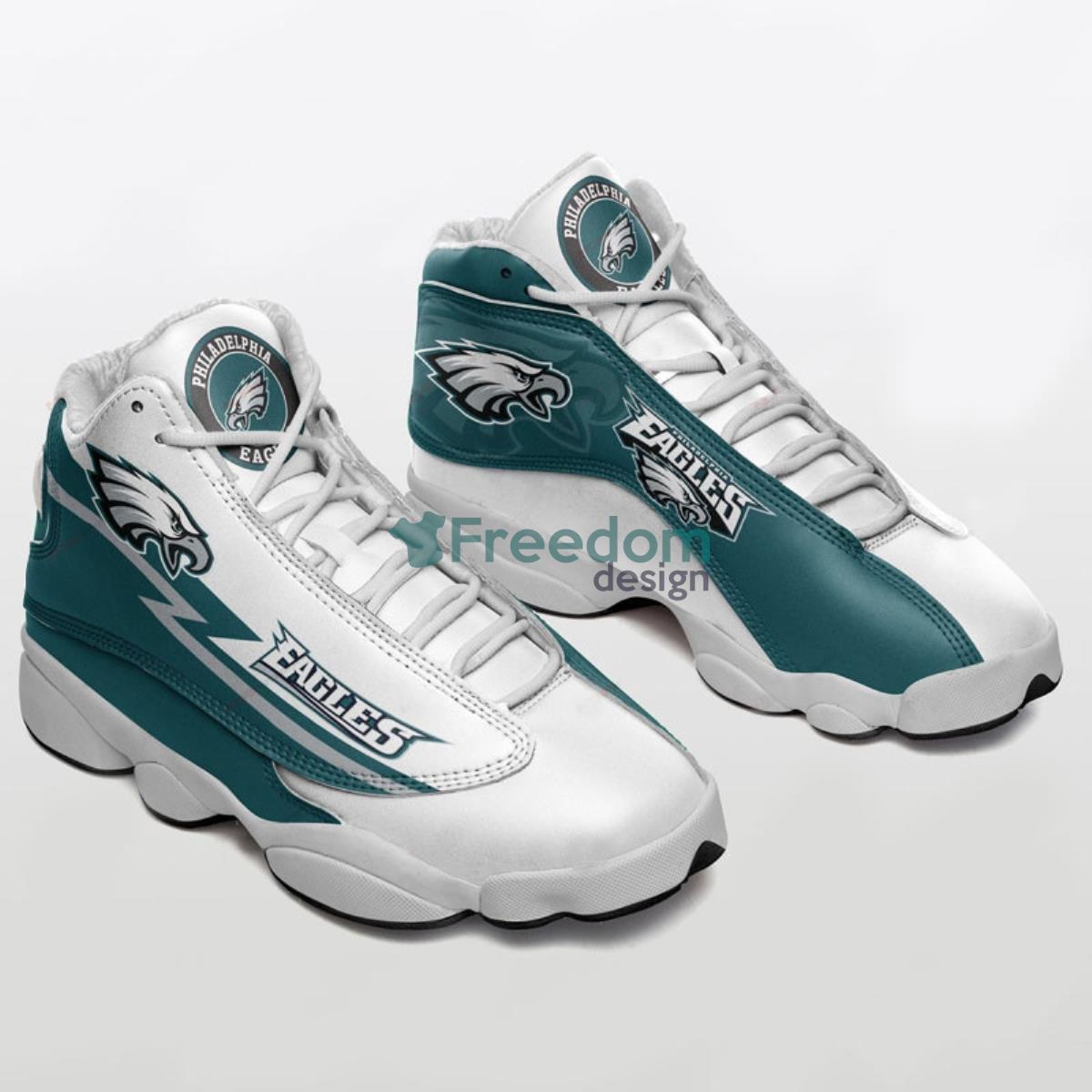 Philadelphia Eagles Team Sneaker Air Jordan 13 Shoes - Freedomdesign