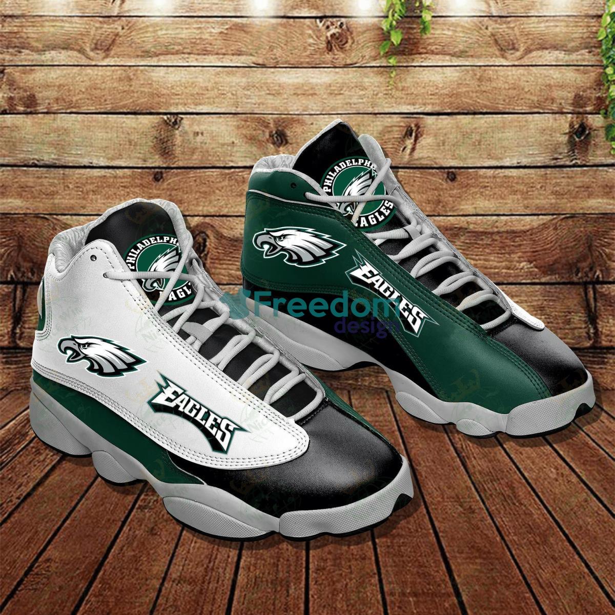 Philadelphia Eagles Football Team Air Jordan13 Shoes For Real Fans -  Freedomdesign