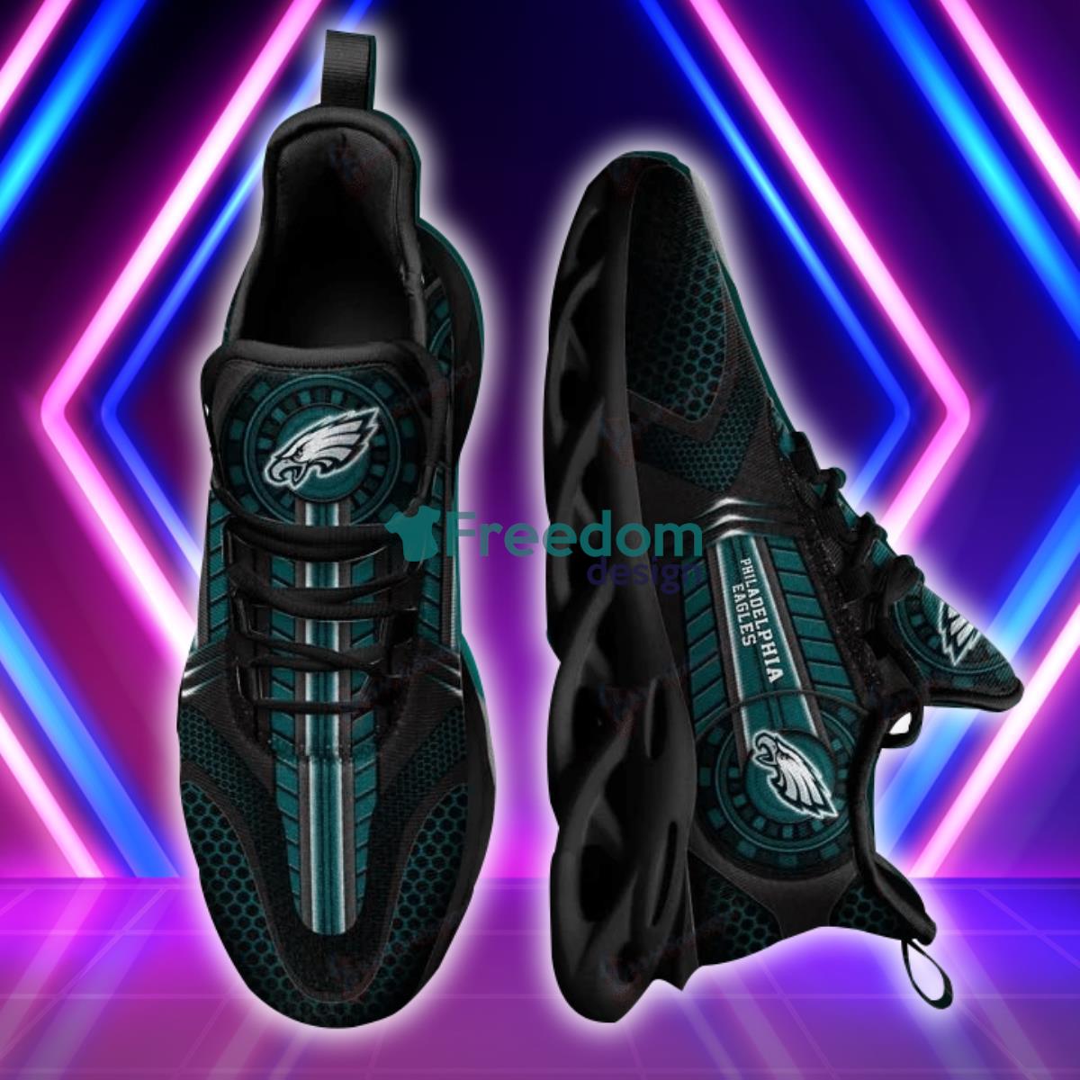 Philadelphia Eagles  Max Soul Shoes Hot Sneakers For Fans Product Photo 2