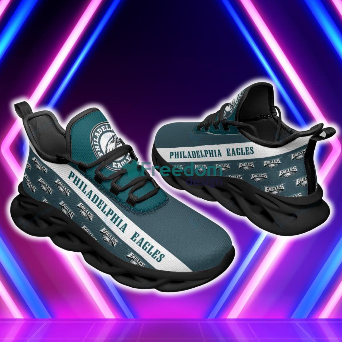 Philadelphia Eagles Max Soul Shoes Trending Sneakers Best Gift For Fans Product Photo 2