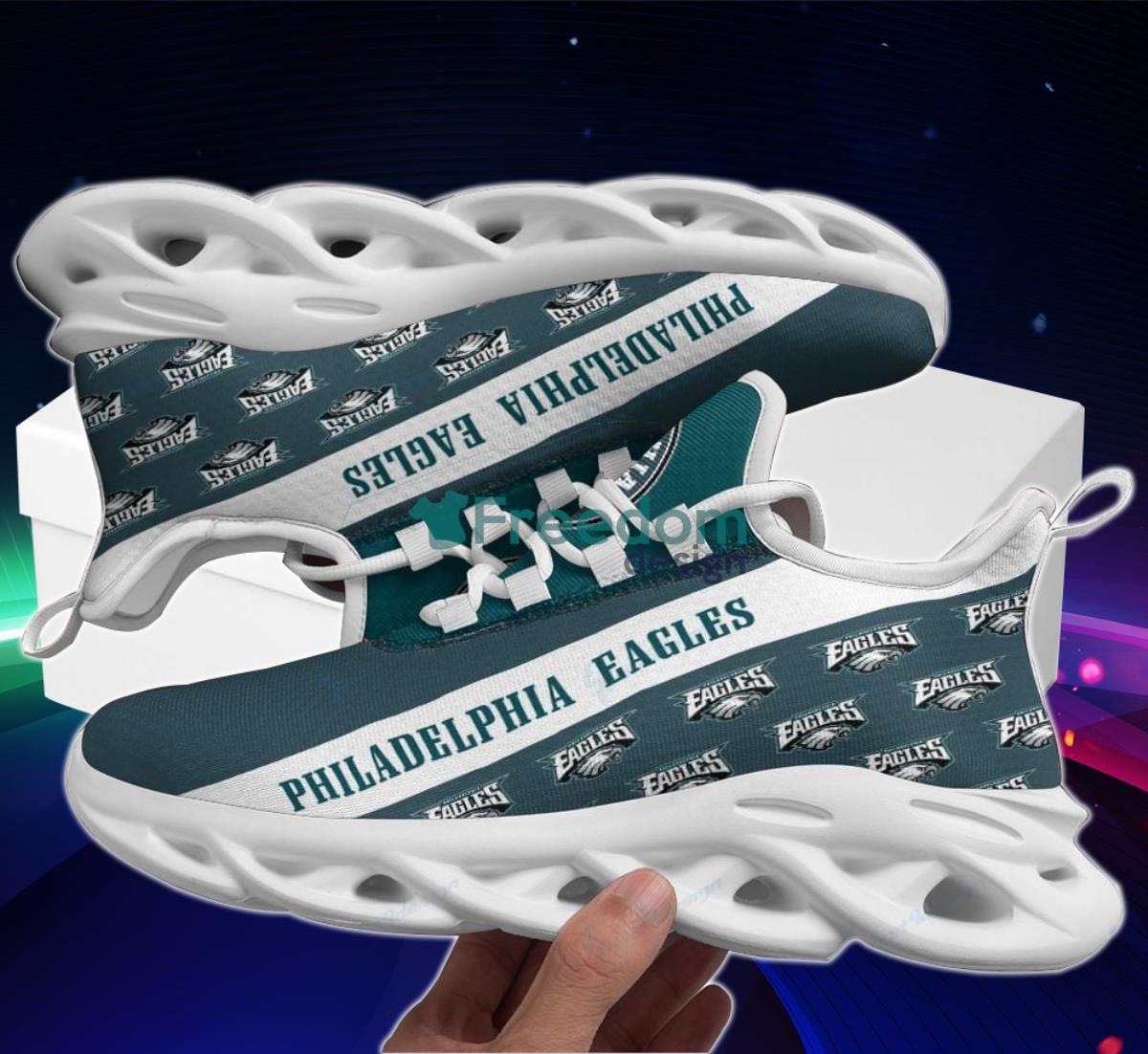 Philadelphia Eagles Max Soul Shoes Trending Sneakers Best Gift For Fans Product Photo 1