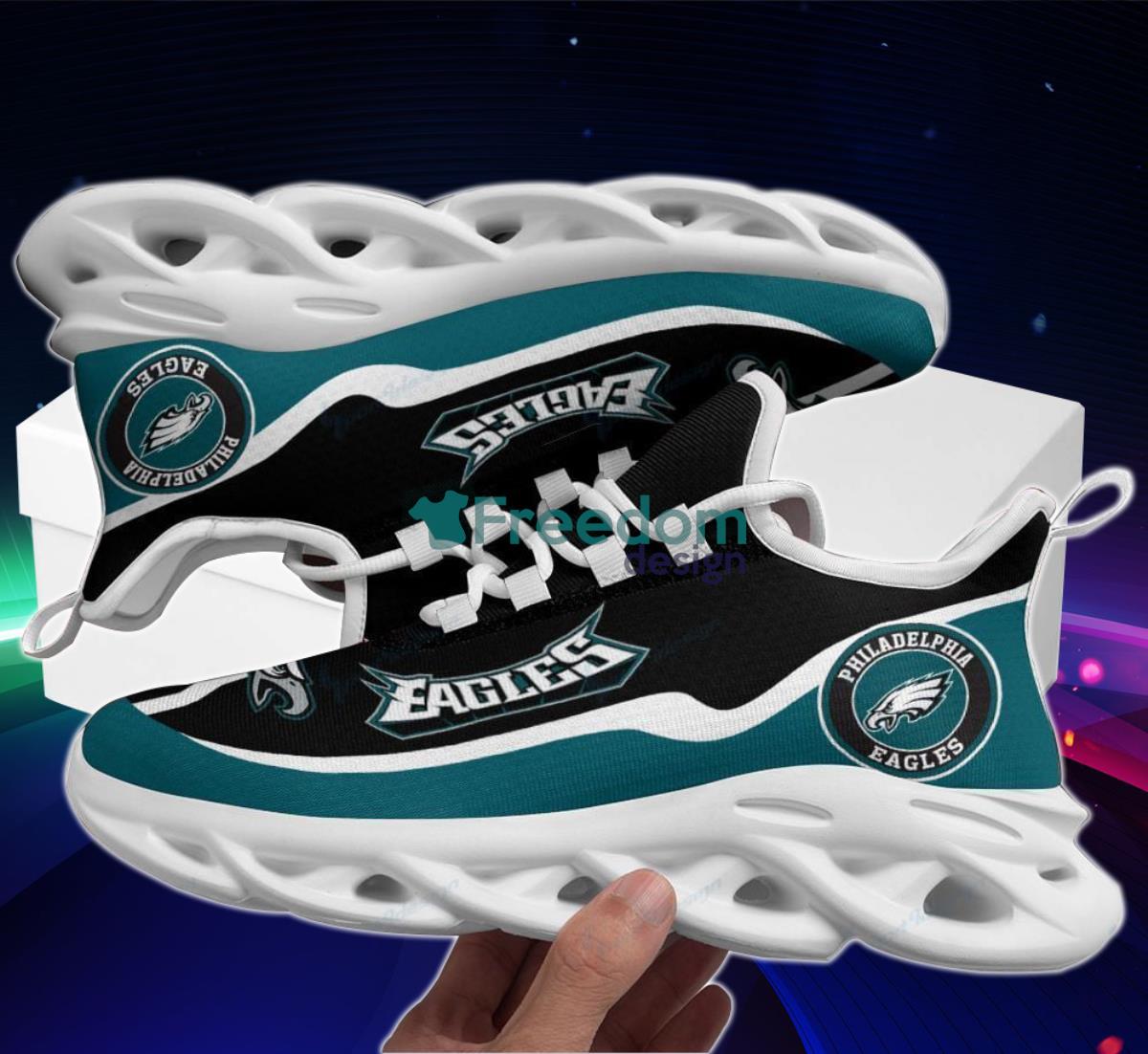 Philadelphia Eagles Max Soul Shoes Trending Sneakers Impressive Gift For Fans Product Photo 1