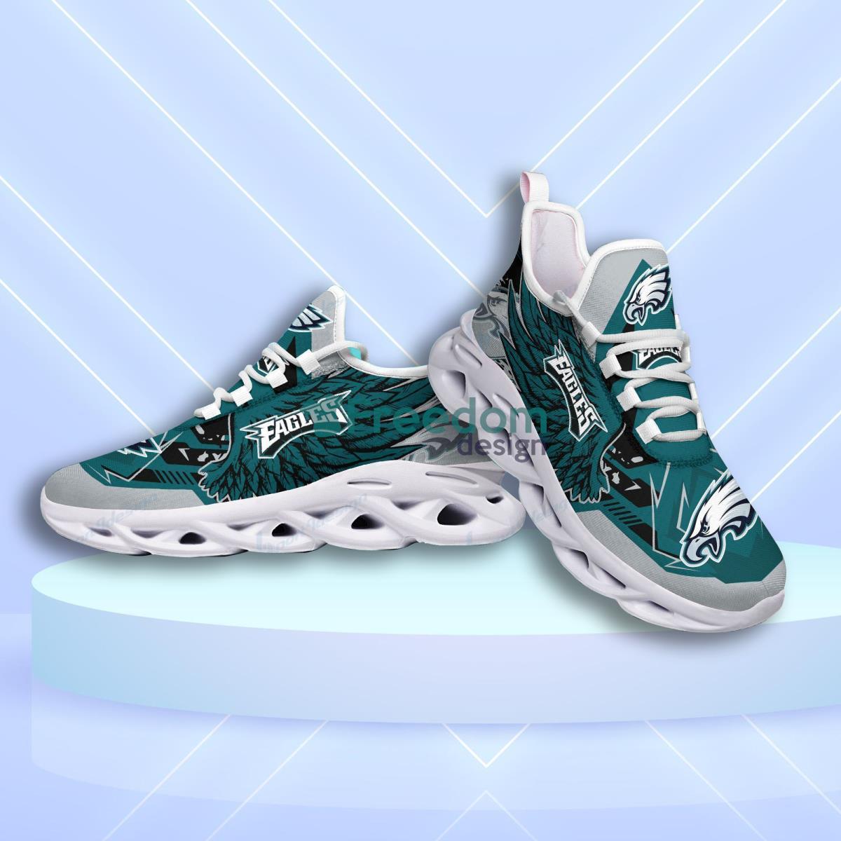 Philadelphia Eagles Max Soul Shoes Trending Sneakers Unique Gift For Fans Product Photo 1