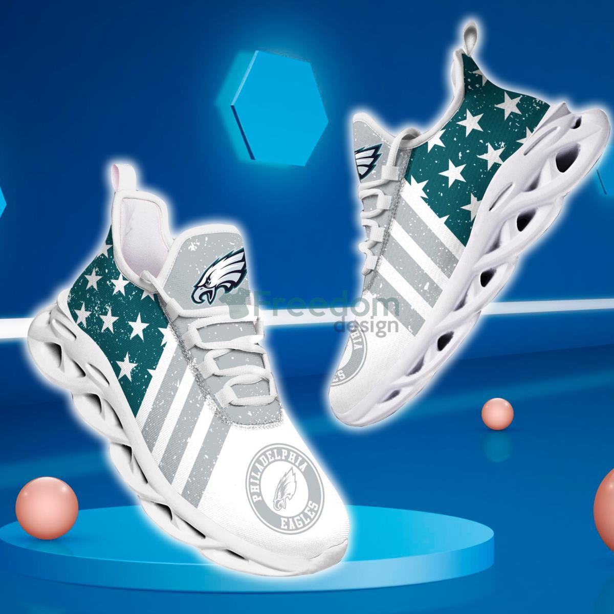 Personalized Adidas Philadelphia Eagles Max Soul Shoes - LIMITED