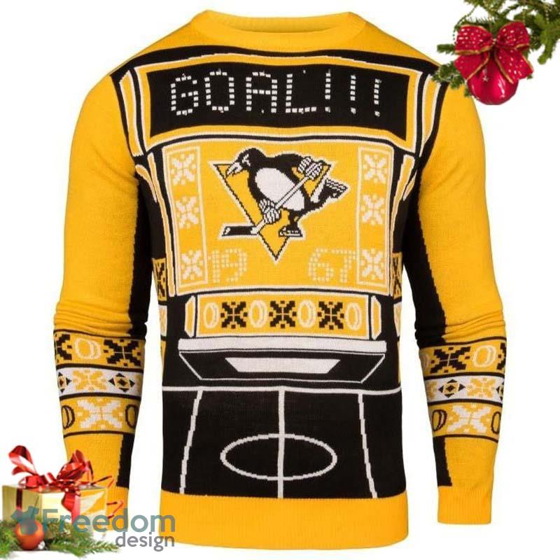 Pittsburgh Penguins Ugly Pullover Sweater - Black