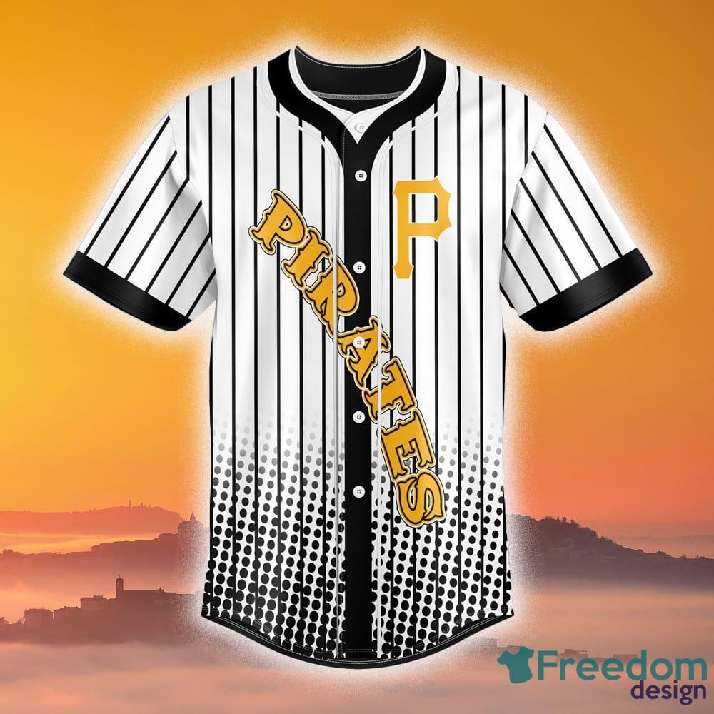 Next Play Tees Pittsburgh Pirates Retro 4 Logo MLB Baseball Heather Gray Sublimated T-Shirt Large