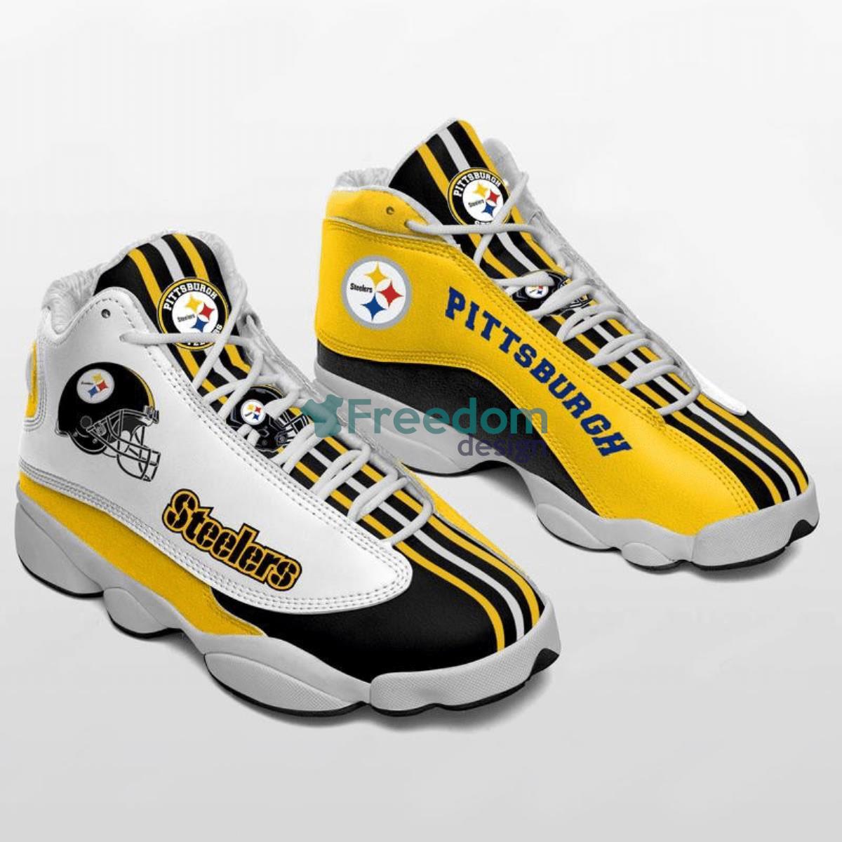 Pittsburgh Steelers Fans Air Jordan 13 Shoes - Freedomdesign