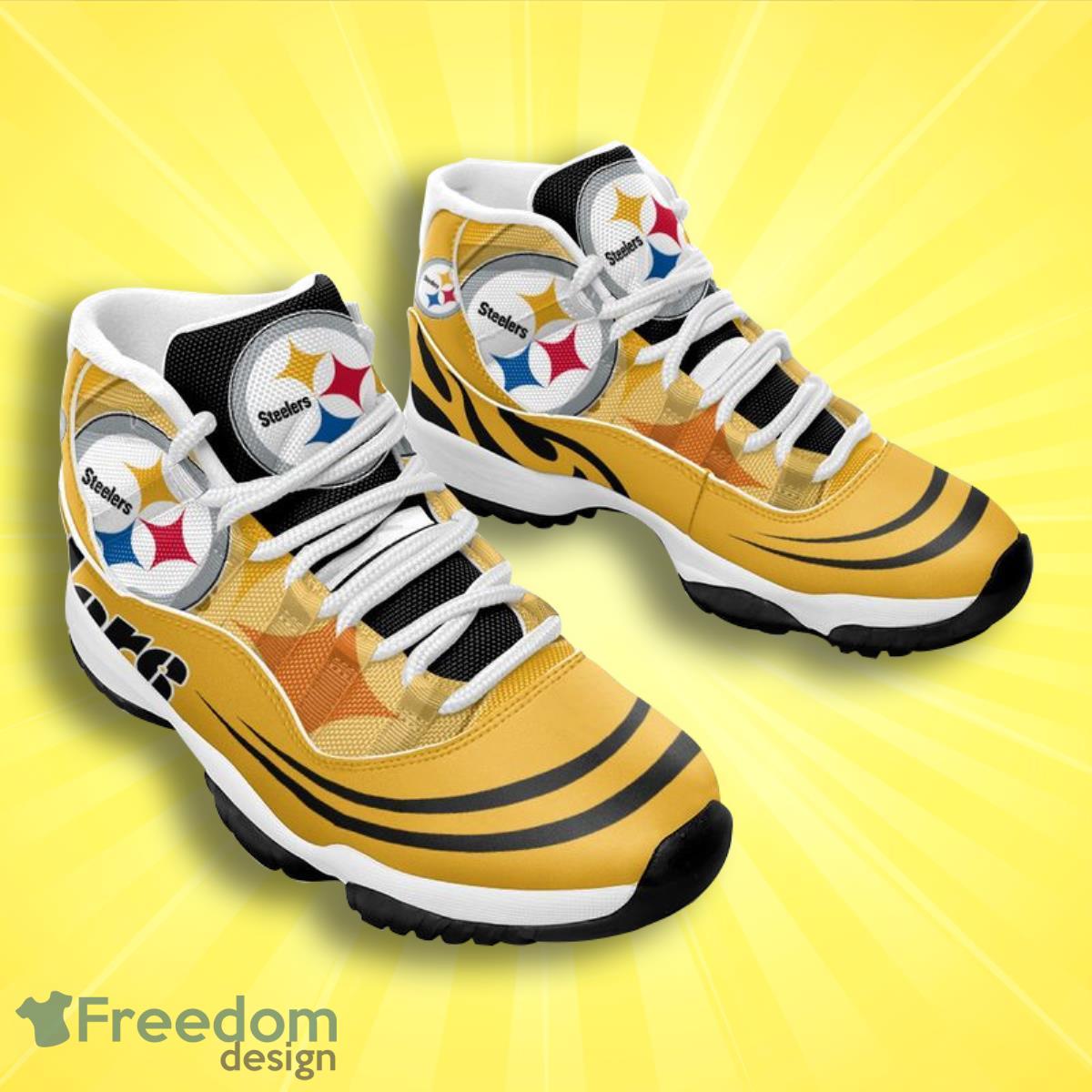 Pittsburgh Steelers Fashion Air Jordan 11 Best Sneakers For Men Women Fans Product Photo 2