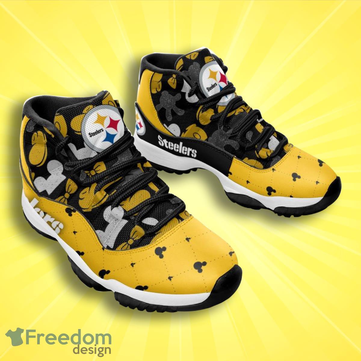 Pittsburgh Steelers Football Team Air Jordan 11 Great Sneakers For Men  Women Fans - Freedomdesign