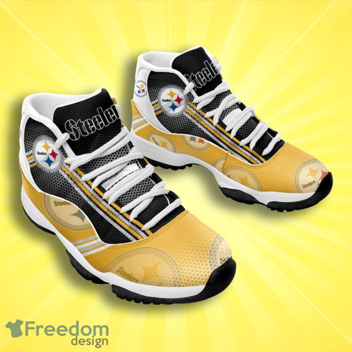 Pittsburgh Steelers NFL Air Jordan 11 Sneakers Shoes Gift For Fans