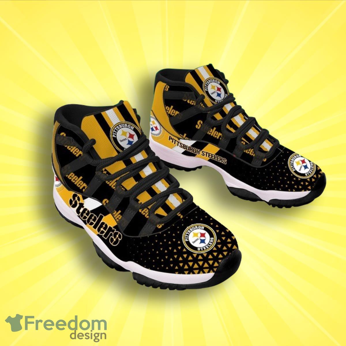 Pittsburgh Steelers Football Team Air Jordan 11 Sneakers For Men Women Fans  - Freedomdesign