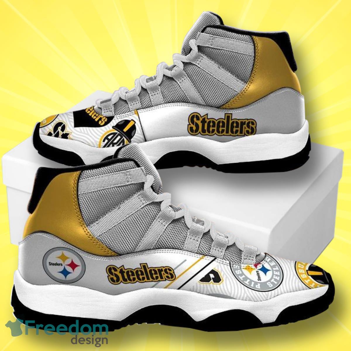 Pittsburgh Steelers Air Shoes Sneakers For Fans - Freedomdesign