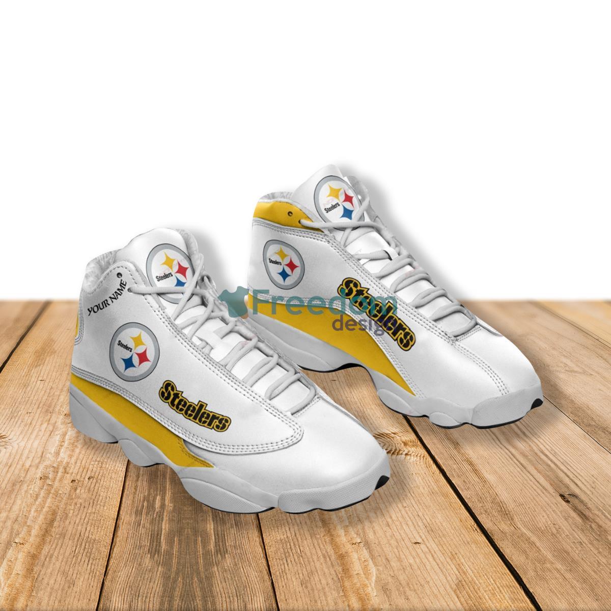 Pittsburgh Steelers Football Jordan 13 Sneakers 