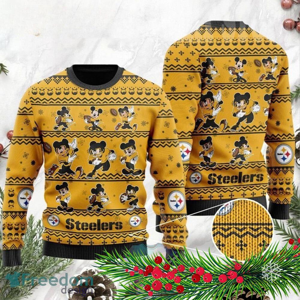 Pittsburgh Steelers Mickey Mouse Disney Ugly Christmas Sweater For Men And  Women - Freedomdesign