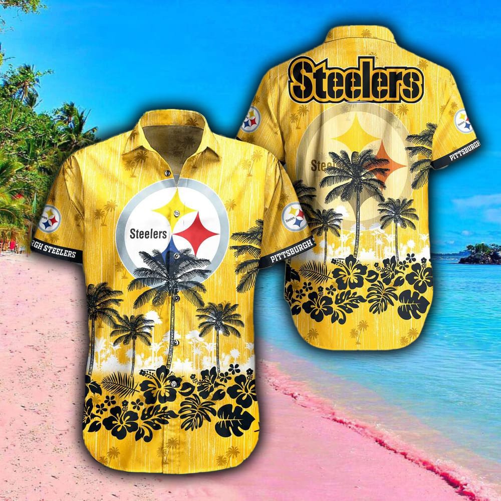 NEW FASHION NFL Pittsburgh Steelers Hawaiian Shirt Hot Trend Summer 2023