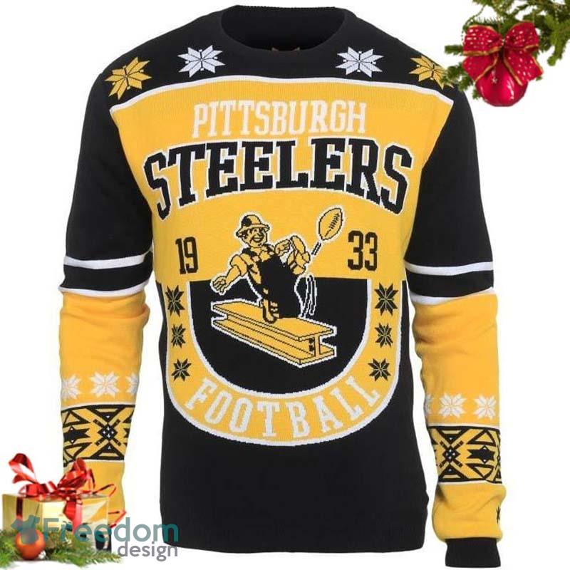 Pittsburgh Steelers Retro Ugly Christmas Sweater Best Fans