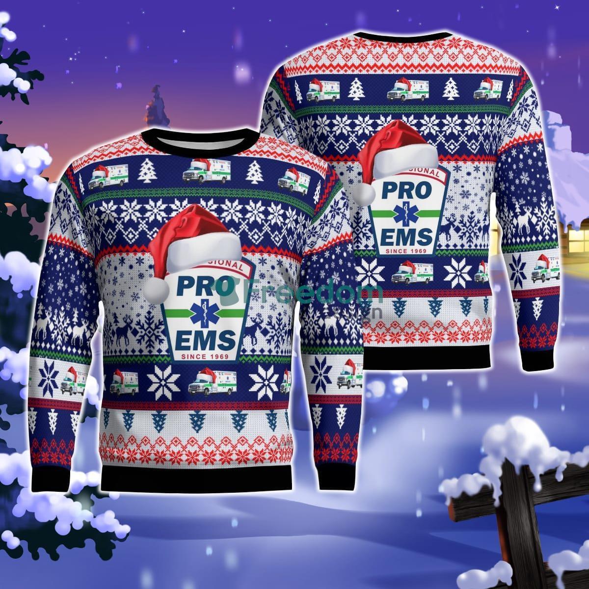 Pro EMS Christmas Christmas AOP Ugly Sweater Product Photo 1