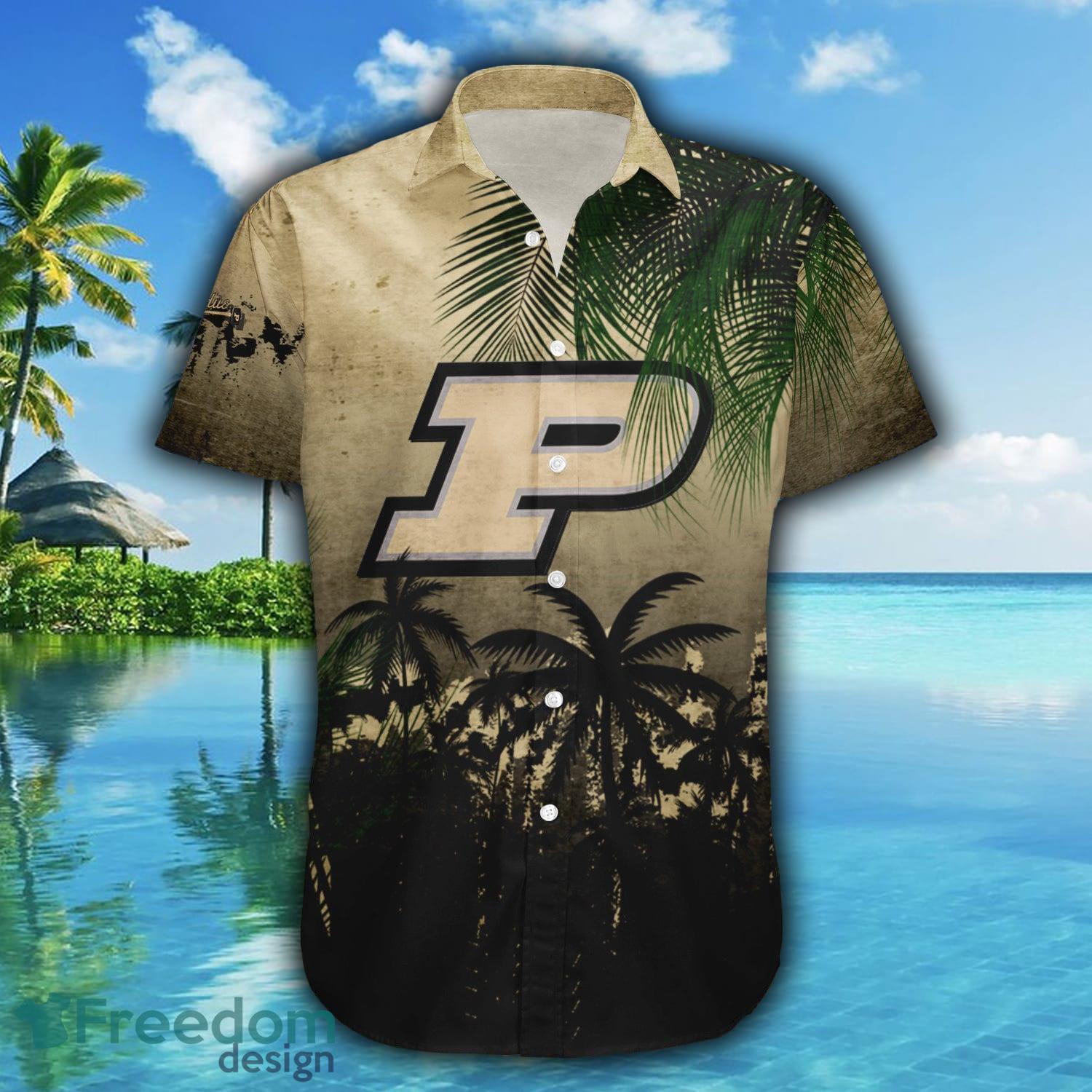 Pittsburgh Panthers 3D Hawaiian Shirt Grunge Polynesian TattooNCAA