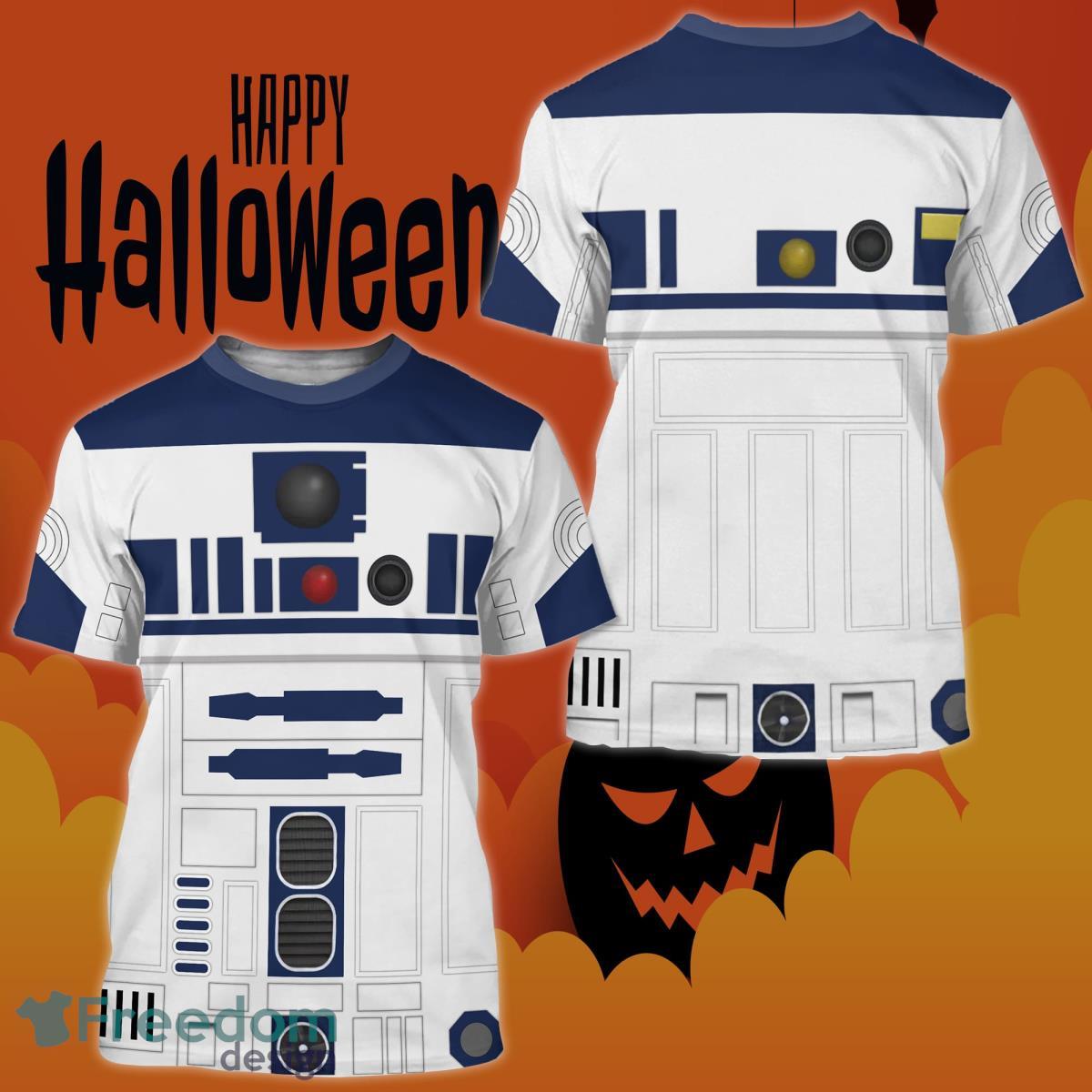 R2D2 Halloween Cosplay 3D Shirt Product Photo 1