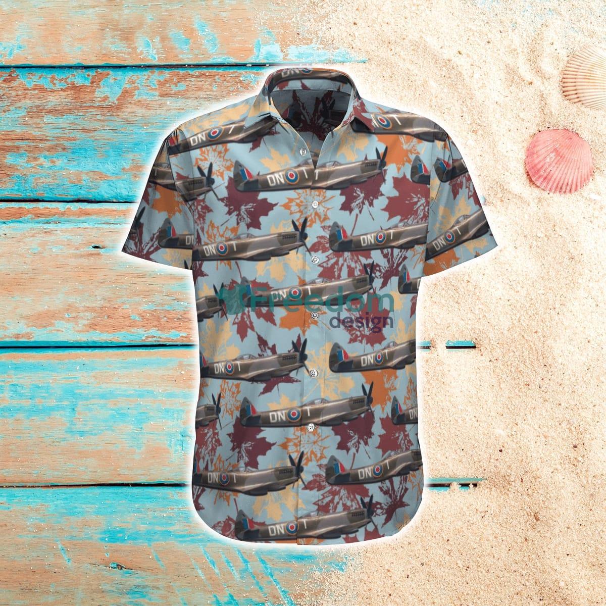 RCAF Supermarine Spitfire Mk.XVIe Hawaiian Shirt Best Style For Men Women Product Photo 1