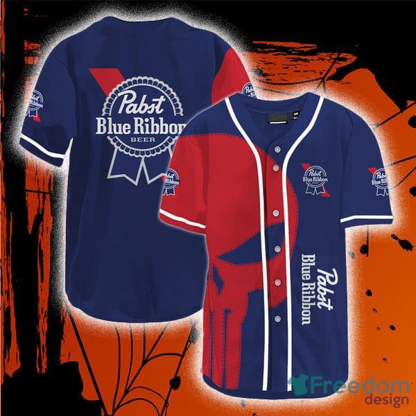 Pabst Blue Ribbon Baseball Jersey Top