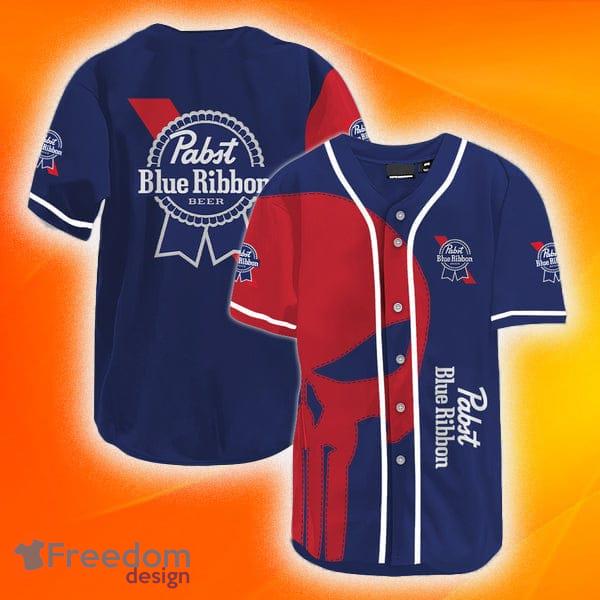 Pabst Blue Ribbon Baseball Jersey Top