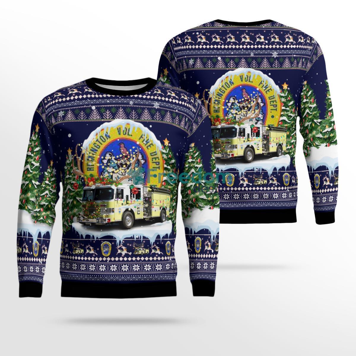 Remington Volunteer Fire and Rescue Department, Remington, Virginia Chirstmas AOP Ugly Sweater Product Photo 1