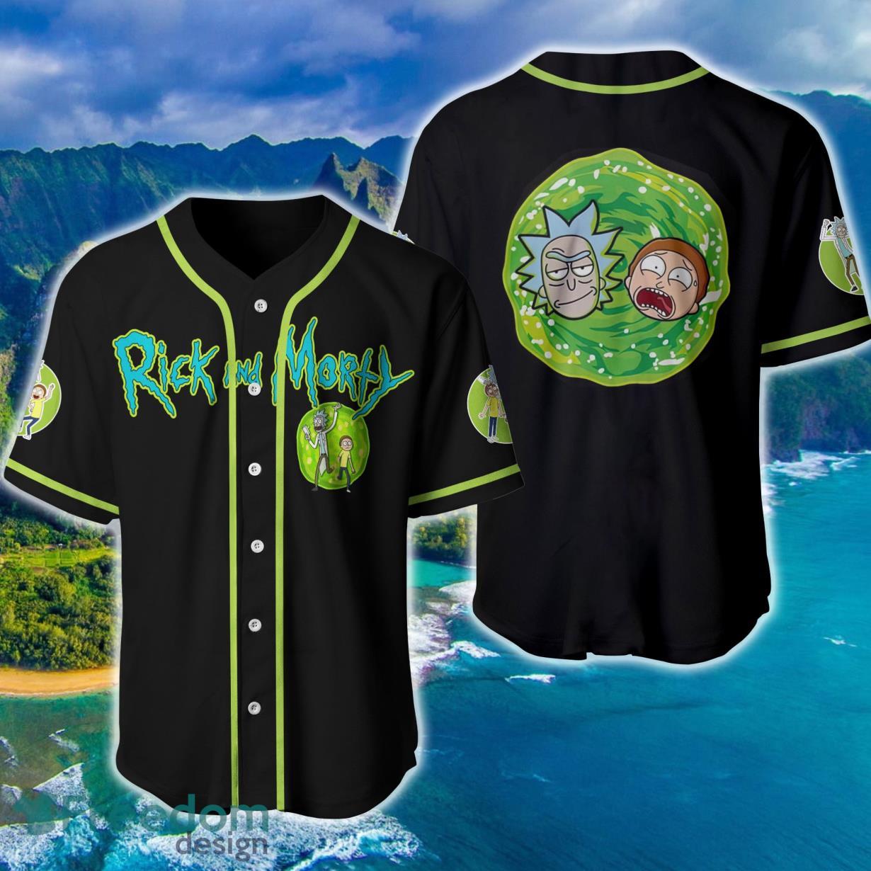 Rick and Rickandmorty Trippy Cosmic Rick baseball jersey shirt Product Photo 1