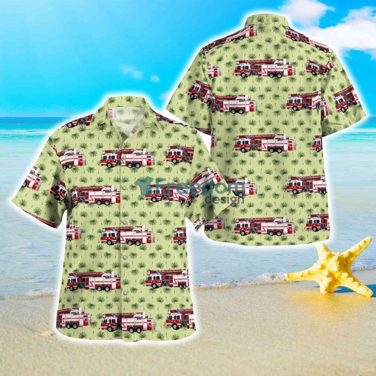 Roanoke Fire Department, Texas Hawaiian Shirt Best Style For Men Women Product Photo 1