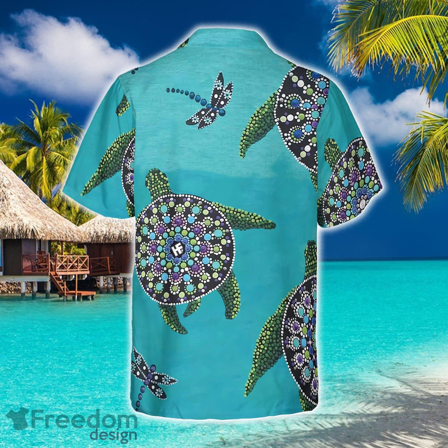 Chicago Cubs Hawaiian Beach Pattern 3D Shirt, Summer Vacation Gift