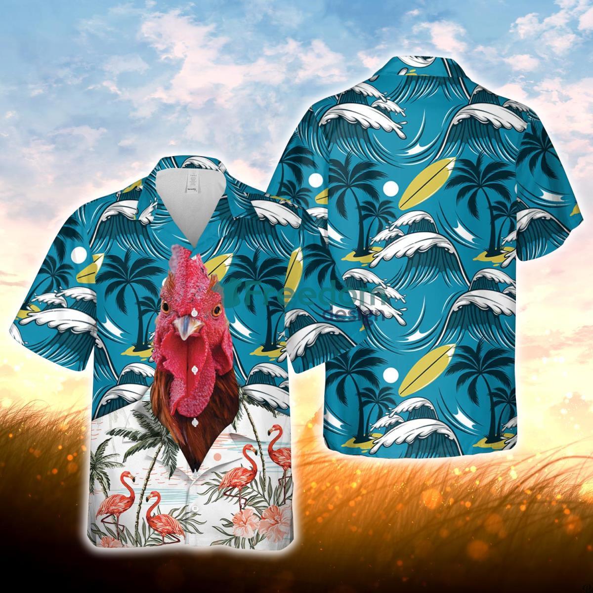 Rooster Funny Hawaiian Shirt For Men Women Product Photo 1