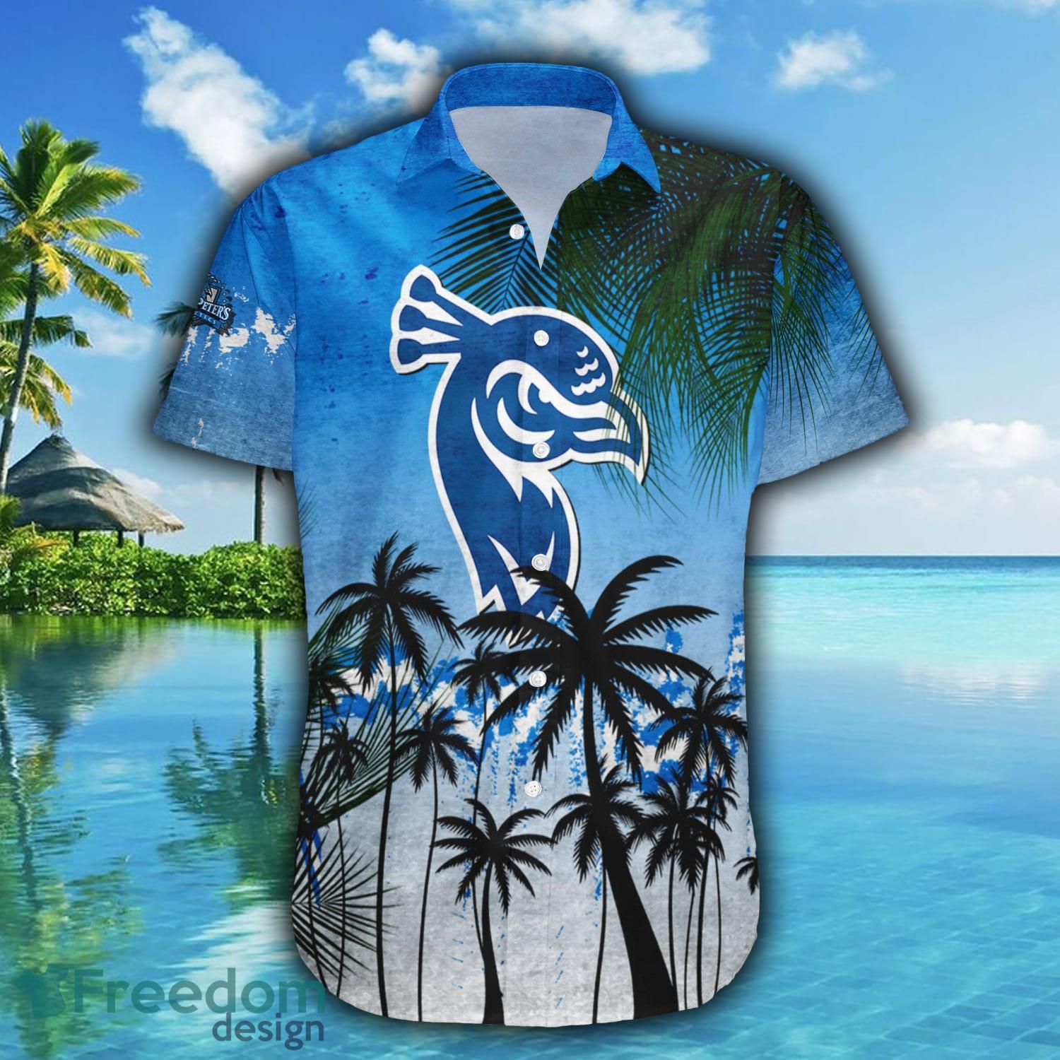 Custom 3D Pattern Design Hawaii Coconut Trees Authentic Baseball