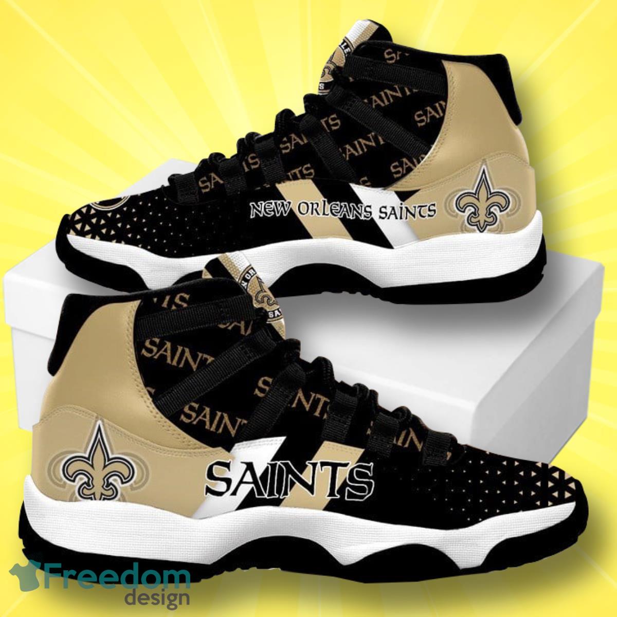 Saints Football Team Air Jordan 11 Best Sneakers For Men Women Fans Product Photo 1