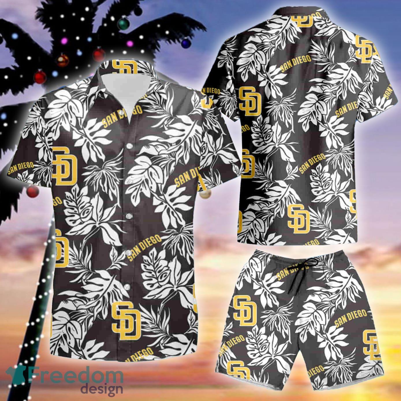 San Diego Padres Tropical Flower Beach Shirt Men And Women Gift
