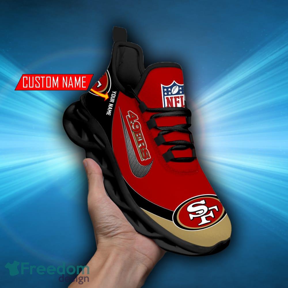 Nfl San Francisco 49ers Custom Name Max Soul Shoes Chunky Sneakers