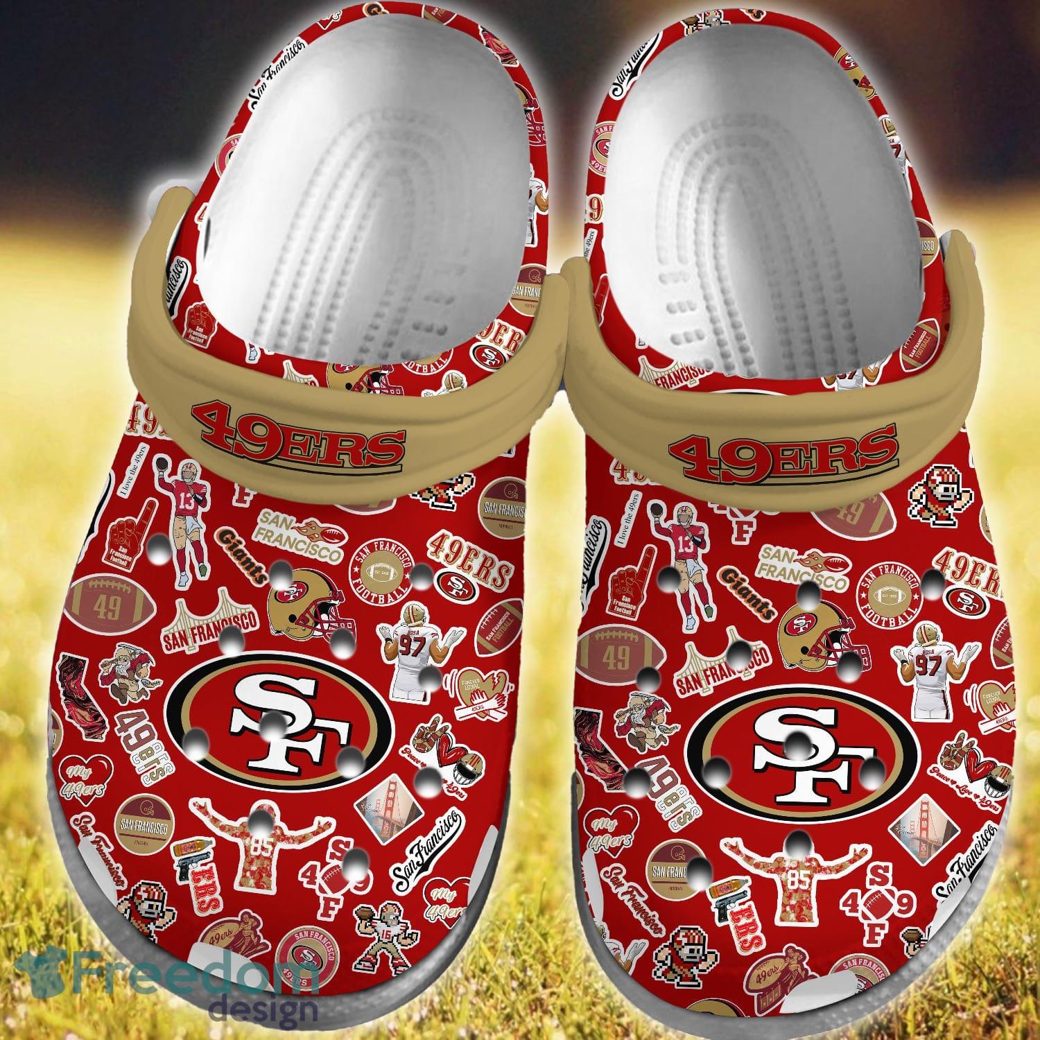 49ers crocs mens