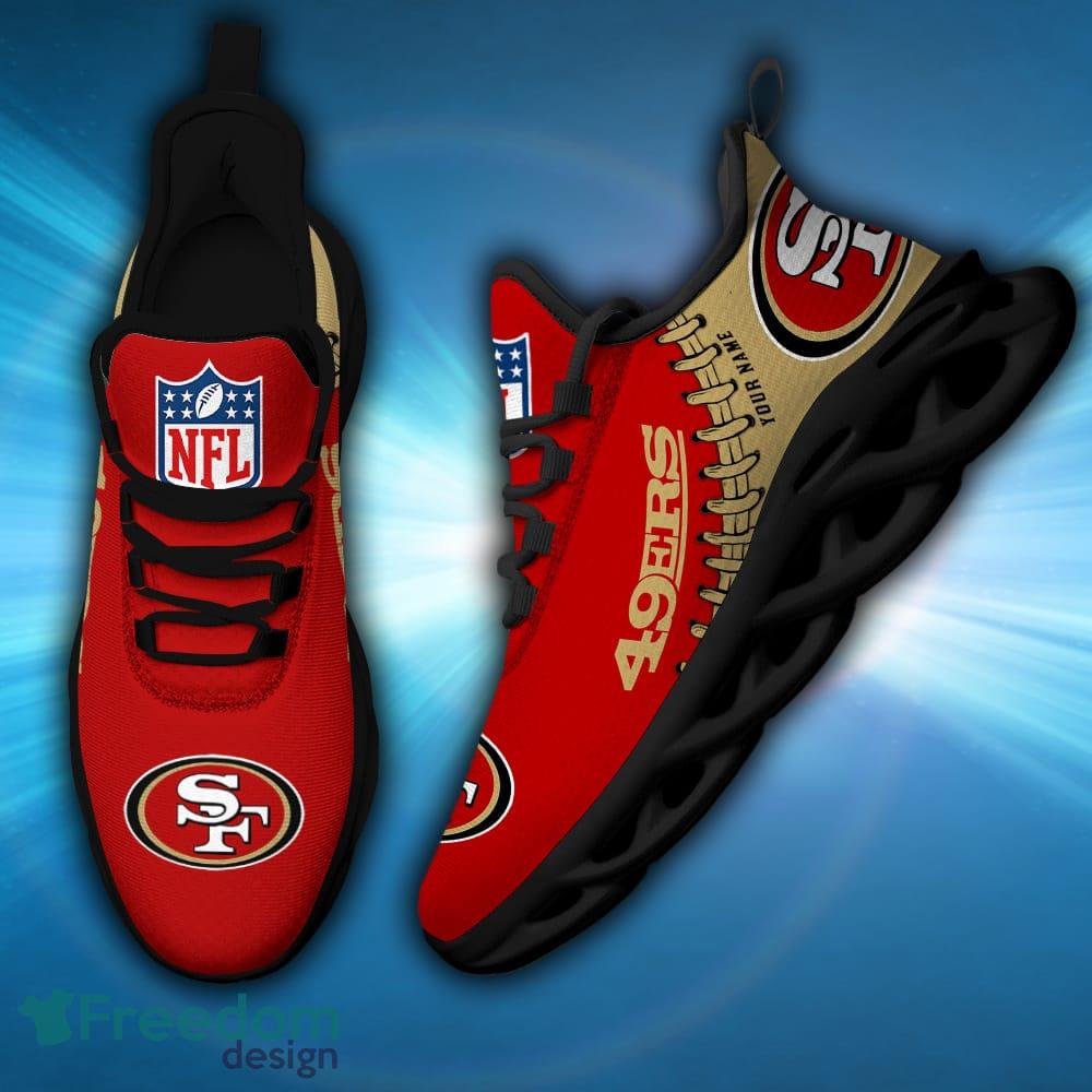 Nfl San Francisco 49ers Custom Name Max Soul Shoes Chunky Sneakers