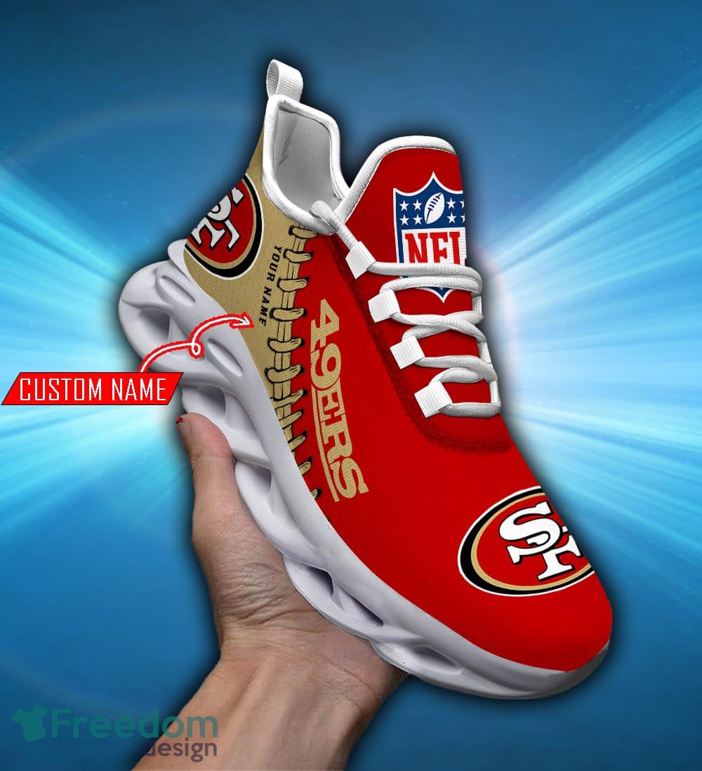 San Francisco 49ers Shoes Max Soul Custom Name V22 - Tana Elegant