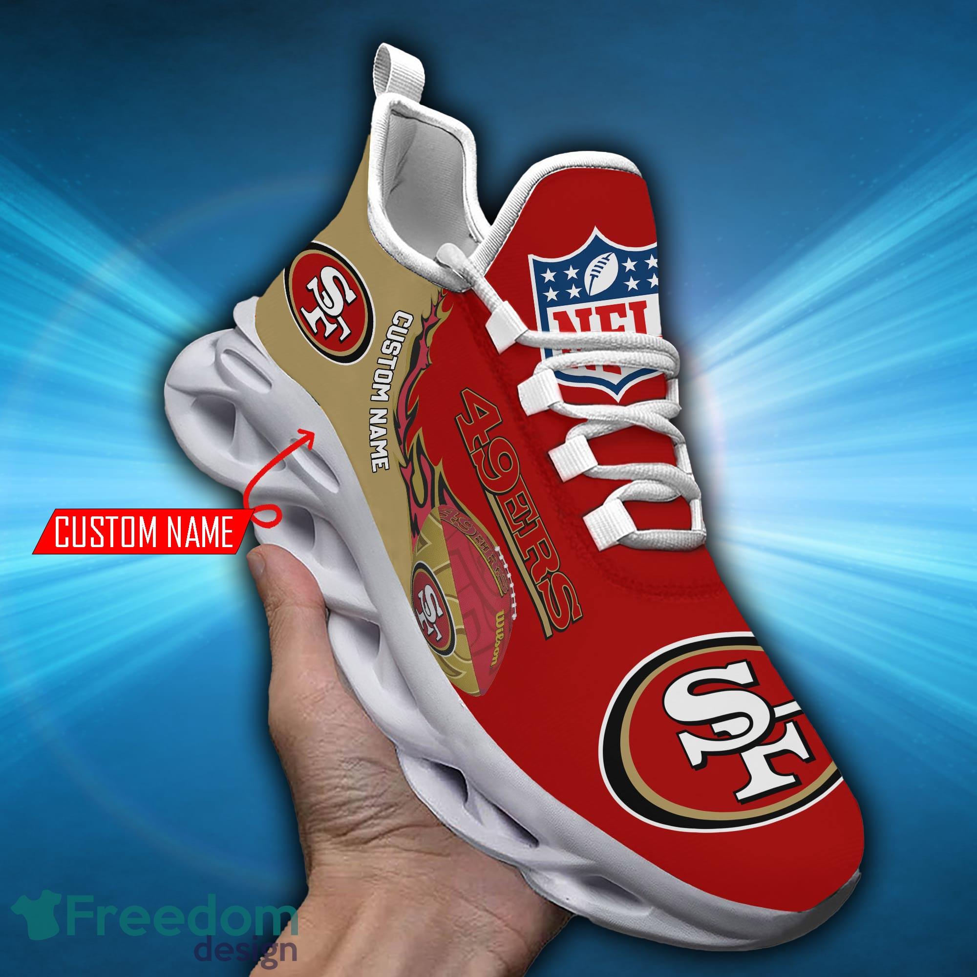 San Francisco 49ers NFL Collection Max Soul Shoes Personalized Name Chunky  Sneakers For Men Women - Freedomdesign