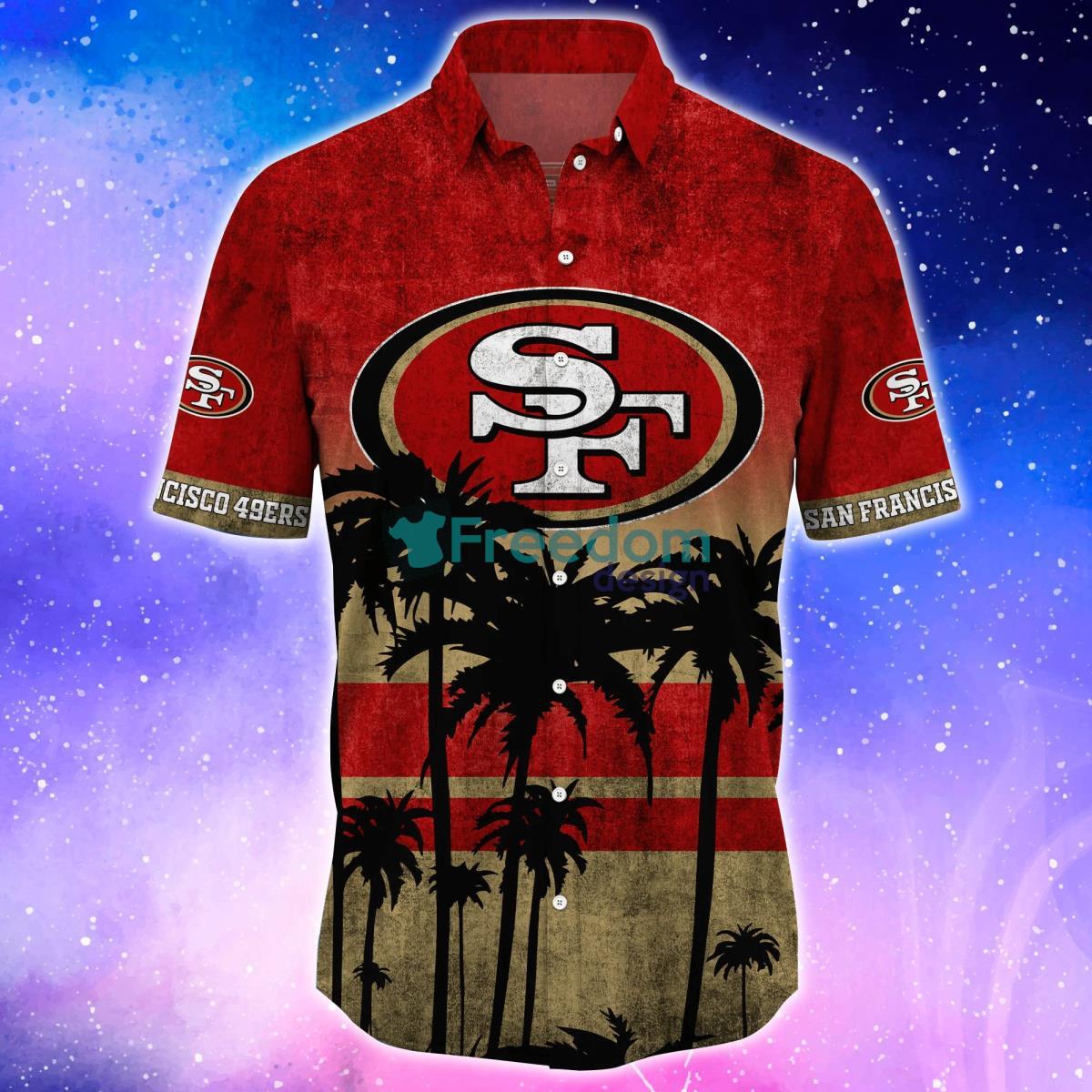 San Francisco 49ers Trending Hawaiian Shirt And Shorts For Fans Product Photo 2