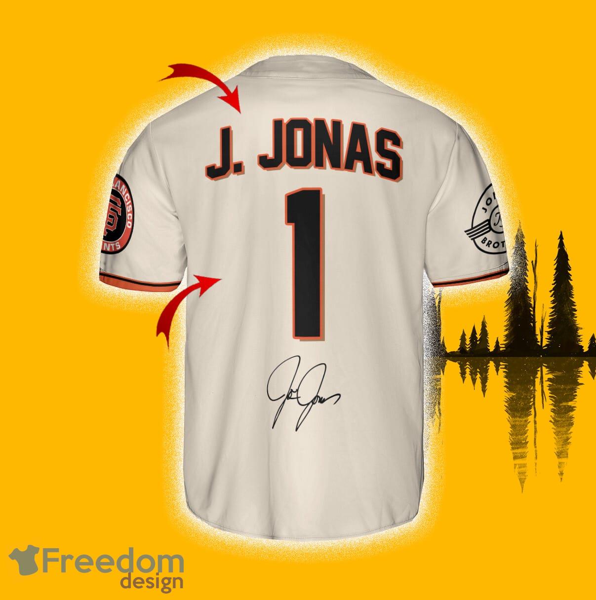 San Francisco Giants N. Jonas Baseball Jersey Shirt Gray Custom Number And  Name - Freedomdesign