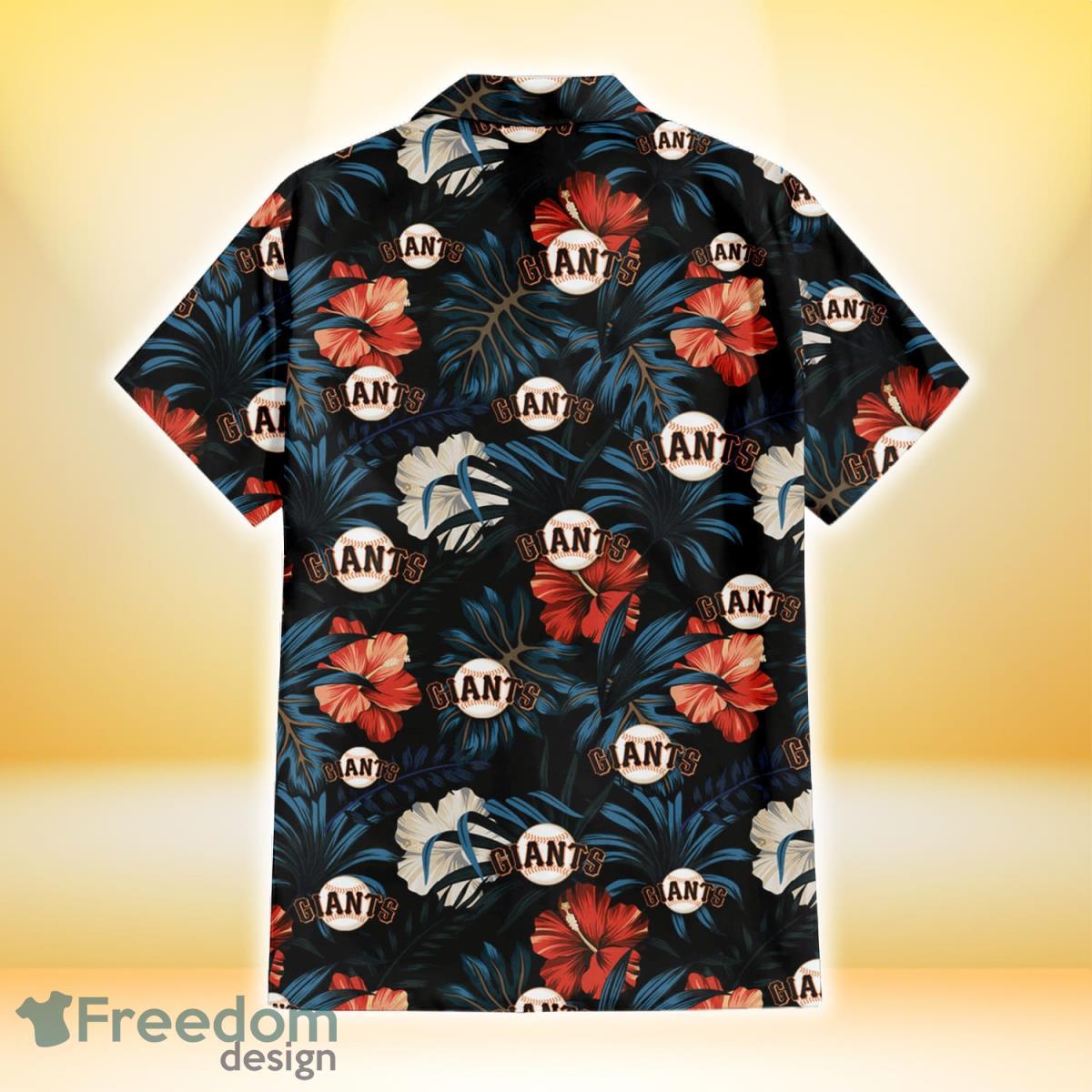 Chicago Cubs Red And White Hibiscus Dark Leaf Black Background 3D Hawaiian  Shirt Gift For Fans - Freedomdesign